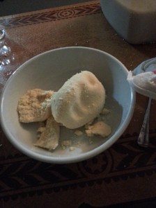 Squeezed out soybeans